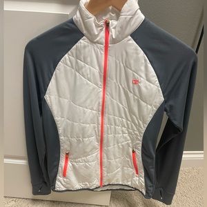 Champions Double Dry Jacket Grey and White